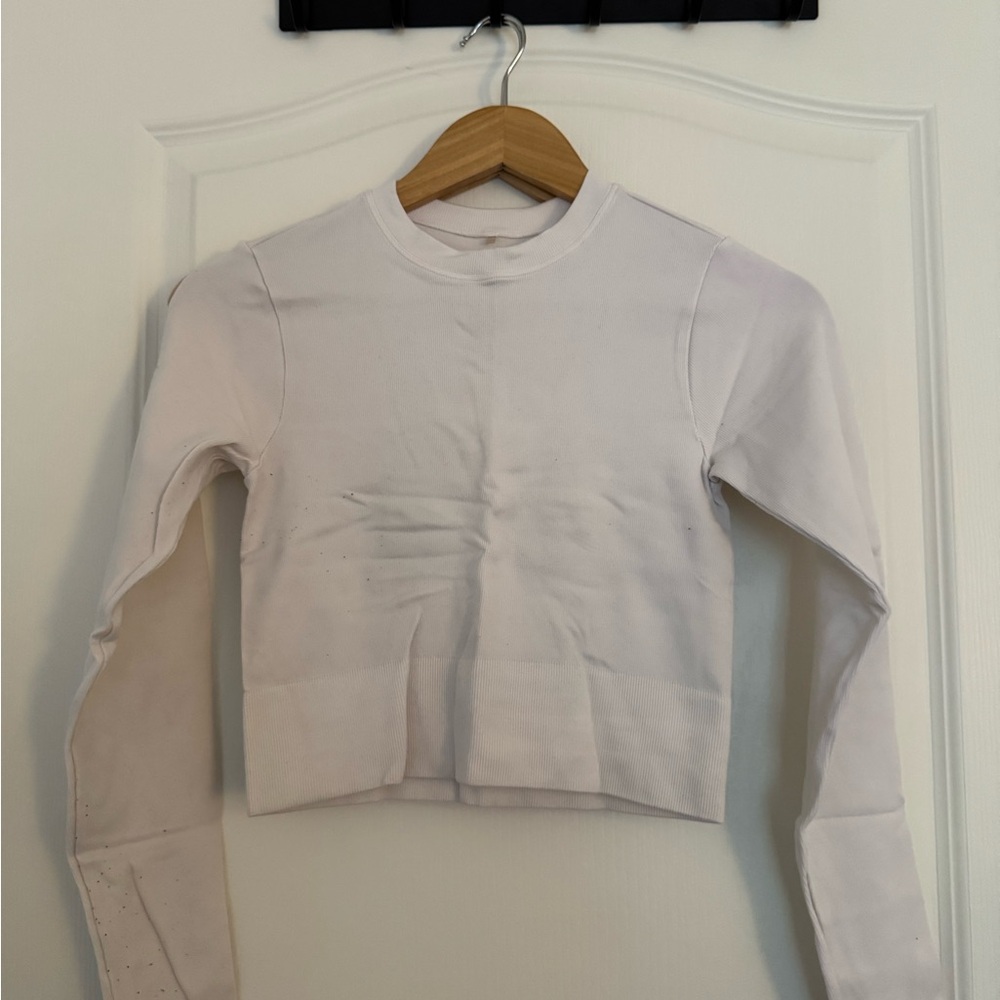 Dynamite White Crop Top
